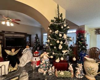 Snow Babies Small Christmas Tree, Lenox Pitcher, Bunny Collection, Angel Collection