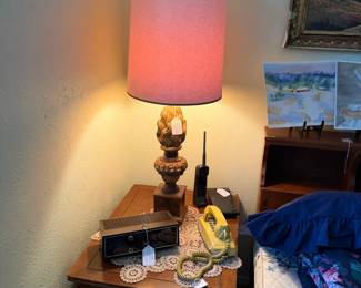 Vintage Flame base table lamp (we have two of these lamps)