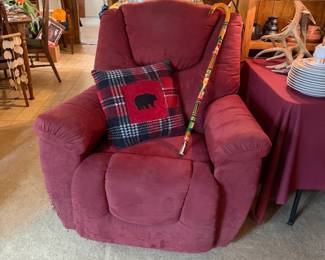 Upholstered recliner