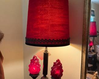 A second mid-century table lamp 