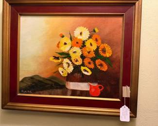 Original oil on board, artist signed