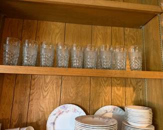 Vintage Anchor Hocking "Wexford" pressed glass tumblers