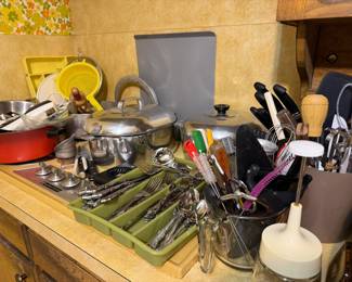 Flatware, bakeware, utensils etc.