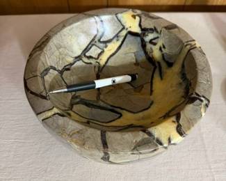 Septarian "Dragon" Stone carved bowl