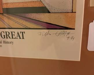 Signature on Rameses poster