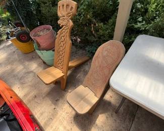 Signed/Branded Clan Rúnda – Handcrafted Viking Furniture - more details below...