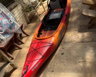 Jackson Kayak Tripper 12 with the elevated framed seat and foot braces. Check this out on Utube!