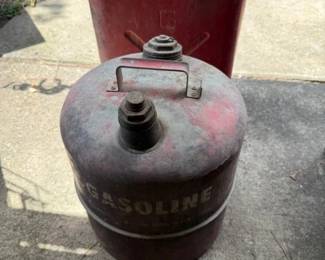 Vintage Sears / Craftsman 5 gallon metal gas can