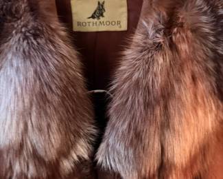 A close look at the label and collar