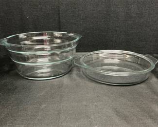 Lot # : 47 - Large Lidded Glass Bowl