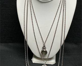 Lot # : 18 - Vintage Goldette Layered Chain Necklace