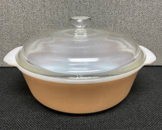 Lot # : 61 - Vintage Fire King Casserole Dish with Lid