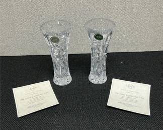 Lenox Crystal vases
