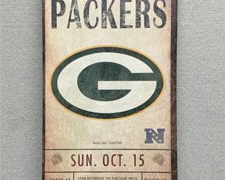 Lot # : 238 - Green Bay Packers Decorative Sign