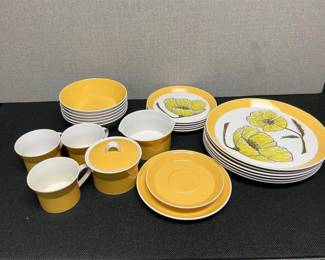 Lot # : 208 - Vintage Floral Mikasa Duplex Plates and More