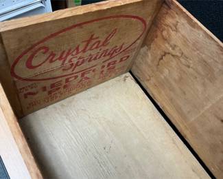 wooden crate
