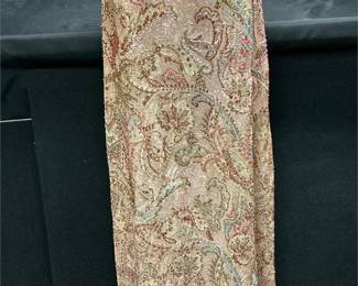 Lot # : 24 - Hand Sewn Beaded Skirt
