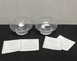 Lot # : 210 - Lenox Collections “Crystal Illuminations” Bowls