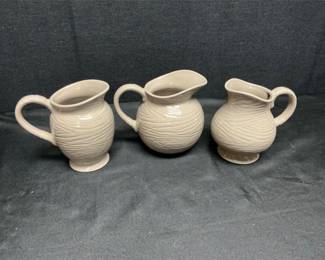 Lot # : 29 - 3 Temptations Pottery Pitchers