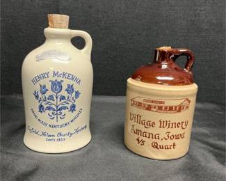 Lot # : 48 - Two Decorative Pottery Jugs
