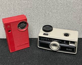Hawkeye Instamatic and vintage radio