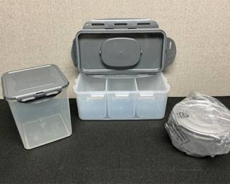 Lot # : 78 - Lock and Lock Containers Gray