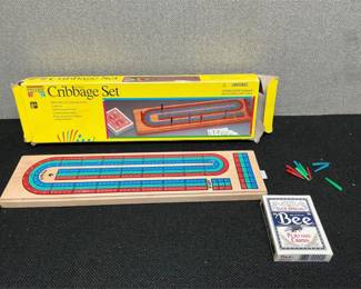 vintage cribbage set