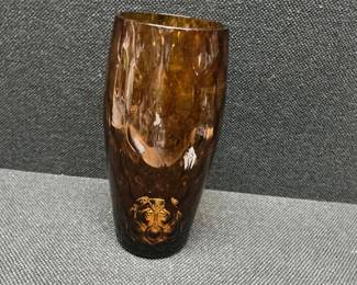 Lot # : 400 - MCM Handblown Thumbprint Vase