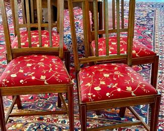 Set of 4 Antique Dining Chairs