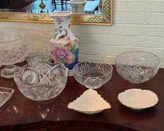 Cut Crystal and Vintage Lenox