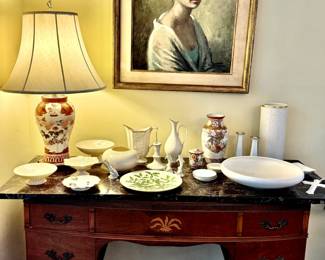 Marble Top French Desk/Table