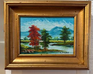 Small Oil Painting by L. Soler