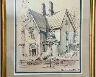 Signed Pencil Drawing