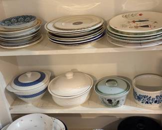 Plates and Casserole Dishes