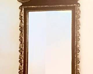 Antique Federal Eagle Mahogany Mirror