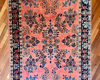 3'5" X 5'1" Antique Sarouk Mohajeran Rug