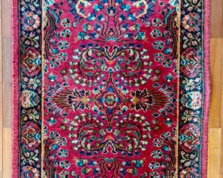 2' X 4' Karastan Red Sarouk Rug