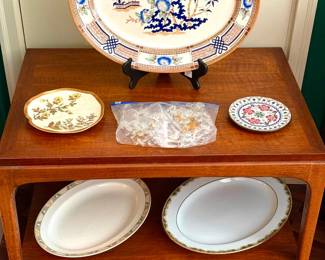 China Serving Pieces and MCM Table