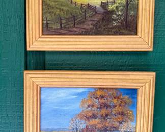 Small Framed Oil Paintings