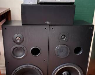 KLH Floor Speakers and Vintage Polk Audio Speakers