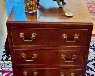 Small 3 Drawer Mahogany Chest