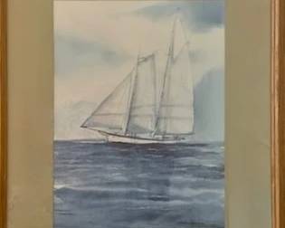 Signed Stephen Bleinberger Watercolor
