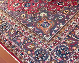 10'1" X 12'11" Persian Mashad Rug