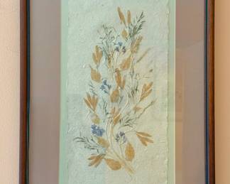 Pair Pressed flower Art