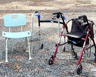 Rollator, Shower Chair and Walker