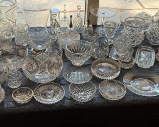 Waterford and American Brilliant Crystal