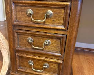 Hekman solid wood cabinet