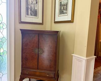 Antique liquor cabinet