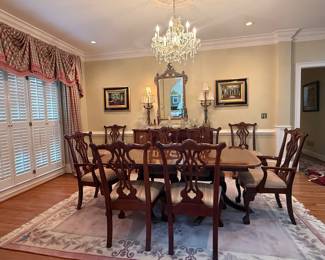 Thomasville dining table and chairs
