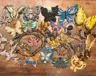 More of the thousands of butterflies
